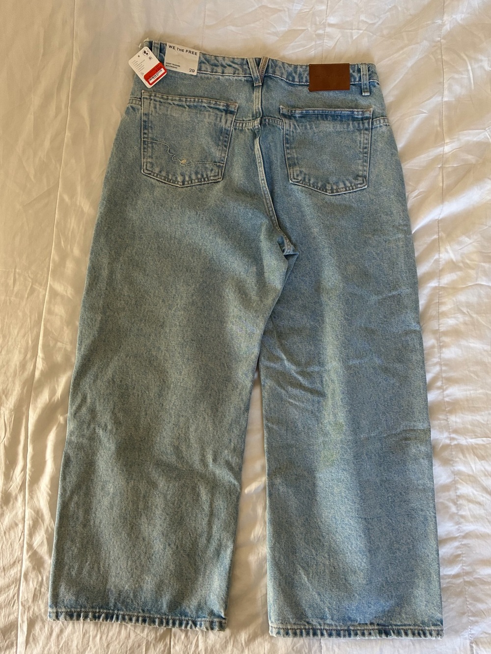 FP Deep Trance Wide Leg Boyfriend Jean 29 Color: Sweet Dreams - Picture 3 of 4